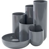 HAN multipot  crayons CAMPUS, 6 pots, gris fonc