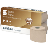 satino by wepa papier toilette PureSoft, 2 couches, marron