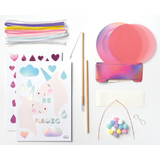 folia kit de lanterne SWEET RAINBOW, rose iris