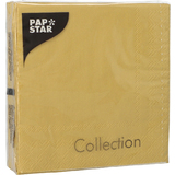 PAPSTAR serviette de Nol, 330 x 330 mm, or