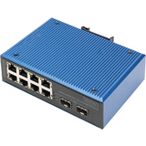 DIGITUS switch industriel poe Fast Ethernet, 8+2 ports