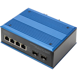 DIGITUS switch industriel poe Gigabit Ethernet, 4+2 ports