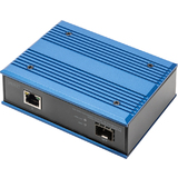 DIGITUS convertisseur mdia industriel PoE+ gigabit Ethernet