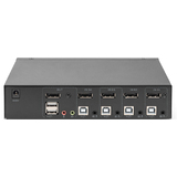 DIGITUS switch KVM, 4x1, noir