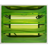 EXACOMPTA module de classement ECOBOX, 4 tiroirs, vert pomme
