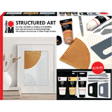 Marabu kit de pte acrylique STRUCTURED ART
