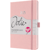 sigel agenda de poche Jolie feel 2025, textile, A5, rose