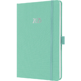 sigel agenda de poche Jolie feel 2025, textile, A5, menthe