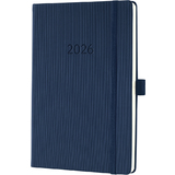 sigel agenda planning conceptum 2026, env. A5, bleu fonc