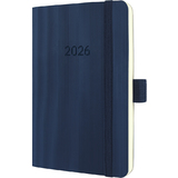 sigel agenda de poche Conceptum 2026, env. A6, bleu
