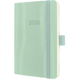 sigel agenda de poche Conceptum 2026, env. A6, vert menthe