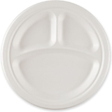 NATURE star Assiette en canne  sucre, rond, 260 mm