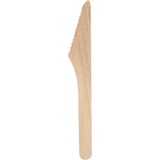 NATURE star Couteau en bois cir, longueur: 165 mm