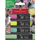 FABER-CASTELL surligneur TEXTLINER 46 GRAFFITI, tui de 4