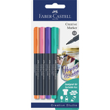 FABER-CASTELL creative Marker, blister de 4