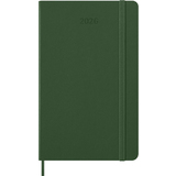 MOLESKINE agenda 2026, semainier, L/A5, rigide, vert