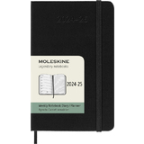 MOLESKINE agenda de poche 2024/2025, 18 mois, P/A6, noir