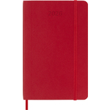 MOLESKINE agenda de poche 2026, semainier, P/A6, rouge