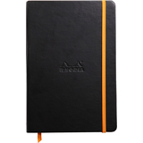 RHODIA carnet rigide RHODIARAMA, A5, lign, noir