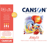 CANSON bloc papier dessin "Acrylic", 210 x 297 mm, 400 g/m2