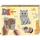 Hama perles  repasser midi "Animaux de compagnie", coffret