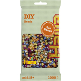 Hama perles  repasser Bio midi, sachet, "mix 10 couleurs"