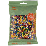 Hama perles  repasser Bio midi, sachet, "mix 15 couleurs"