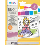 HEYDA kit d'aquarelles "Princesse", 10 motifs