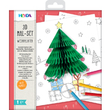 HEYDA kit de coloriage 3D "Nol", 15 pices