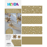 HEYDA bande de papier  plier pour mini-toiles, or