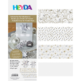 HEYDA bande de papier  plier pour mini-toiles, blanc