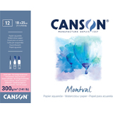 CANSON bloc papier aquarelle "Montval", 180 x 250 mm, 300 g