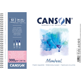 CANSON album papier aquarelle "Montval", 240 x 320 mm, 300 g