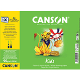 CANSON papier  dessin Kids, A4, 90 g/m2