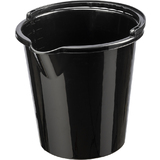 plast team Seau "VANCOUVER", rond, 10 litres, noir