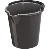 plast team Seau "VANCOUVER", rond, 10 litres, anthracite