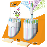 BIC stylo  bille 4 colours Fun, prsentoir de 40