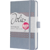 sigel carnet Jolie Impress, similicuir, A6, gris