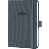 sigel agenda de poche Conceptum 2026, env. A6, gris