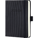 sigel agenda planning conceptum 2025/2026, env. A6, noir