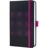 sigel agenda de poche Jolie impress 2025 "Sparkling Black"