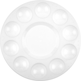 kangaro palette de peinture, plastique, rond, 170 mm, blanc