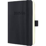 sigel agenda de poche Conceptum 2025/2026, env. A6, noir