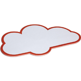 MAUL carte de prsentation nuage, 270 x 430 mm, blanc/rouge