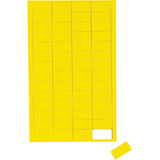 MAUL symbole magntique rectangle, 20 x 10 mm, jaune