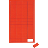 MAUL symbole magntique rectangle, 20 x 10 mm, rouge