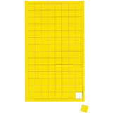 MAUL symbole magntique carr, 10 x 10 mm, jaune