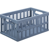 NHG caisse de rangement pliante, PP, 11,5 litres, bleu