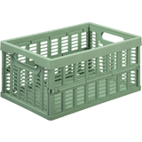 NHG caisse de rangement pliante, PP, 11,5 litres, vert