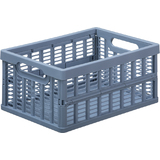 NHG caisse de rangement pliante, PP, 3,5 litres, bleu